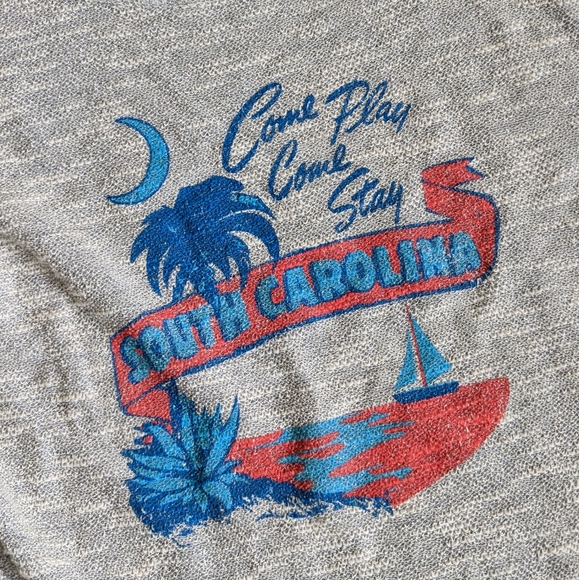 LivyLou Terry Loop South Carolina pullover top - Picture 3 of 3